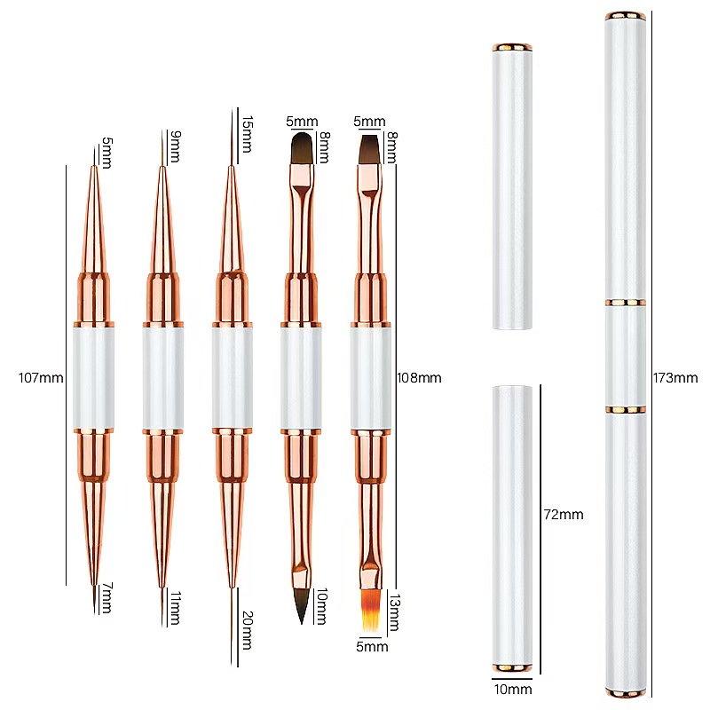 Double Head Nail Brush set