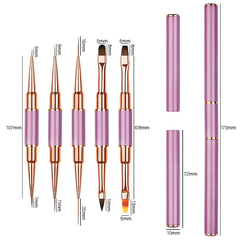 Double Head Nail Brush set