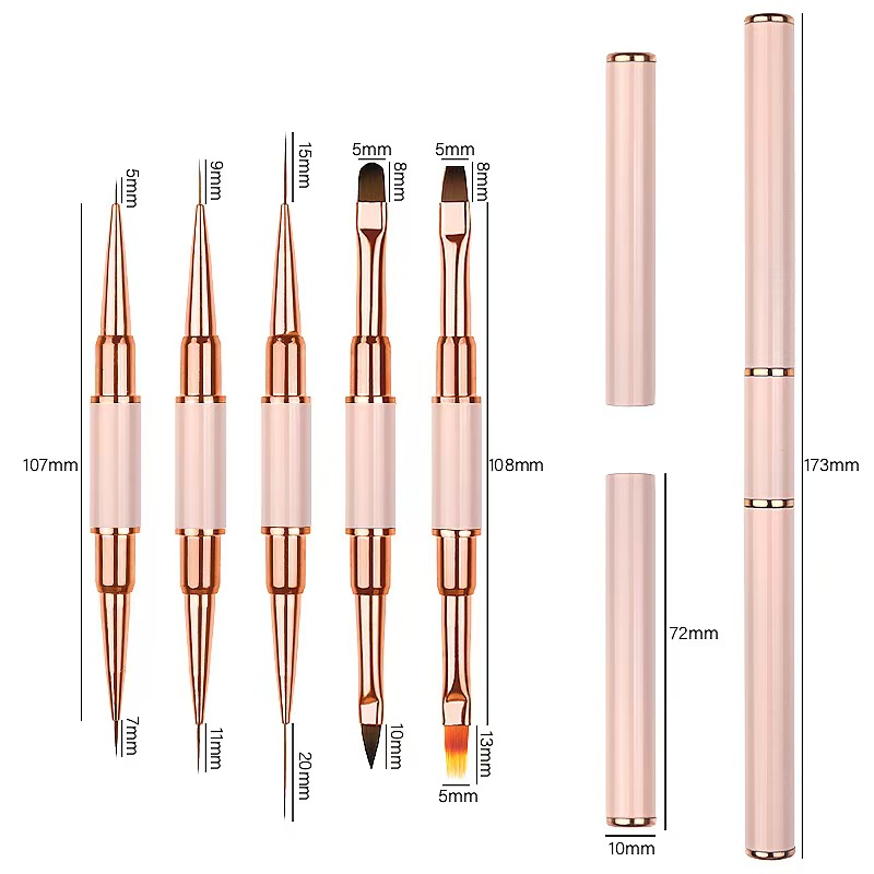 Double Head Nail Brush set