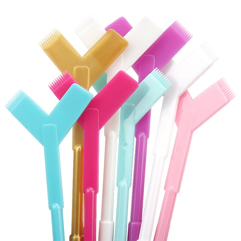 Eyelash lifting brush - purple/pink/black/gold/white (10pcs)