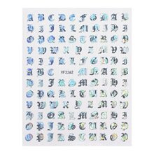 Letter stickers, 12-pack blister pack