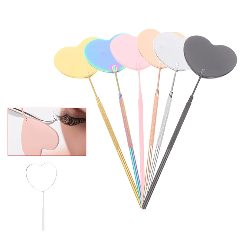 Heart shape Eyelash extension mirror