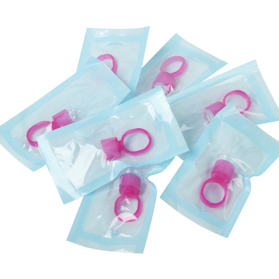 Disposable Ring-Style Pigment Holder for Permanent Makeup 1pcs