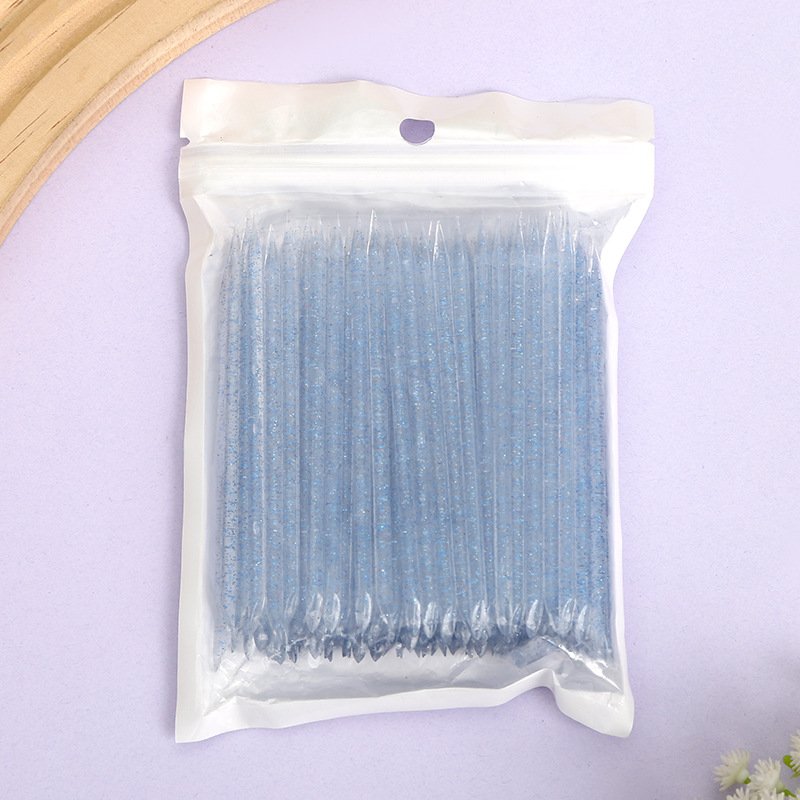 7.5cm /9.1cm     Crystal Nail Art Tool - Applicator for Press-on Nails, Rhinestone Picker, Dotting Tool, and Cuticle Pusher--100PCS