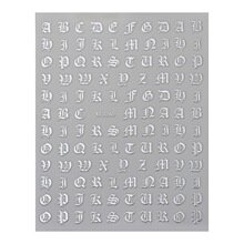 Letter stickers, 12-pack blister pack