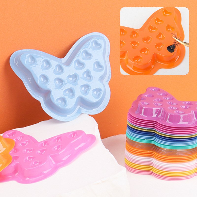 Disposable glue tray Butterfly-shaped -100pcs