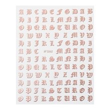 Letter stickers, 12-pack blister pack