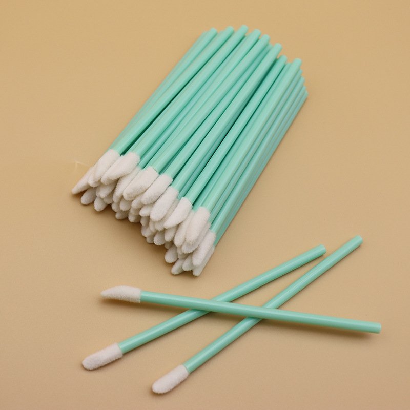 Disposable Flocked Lip Brush with Hollow Handle (50 pcs)