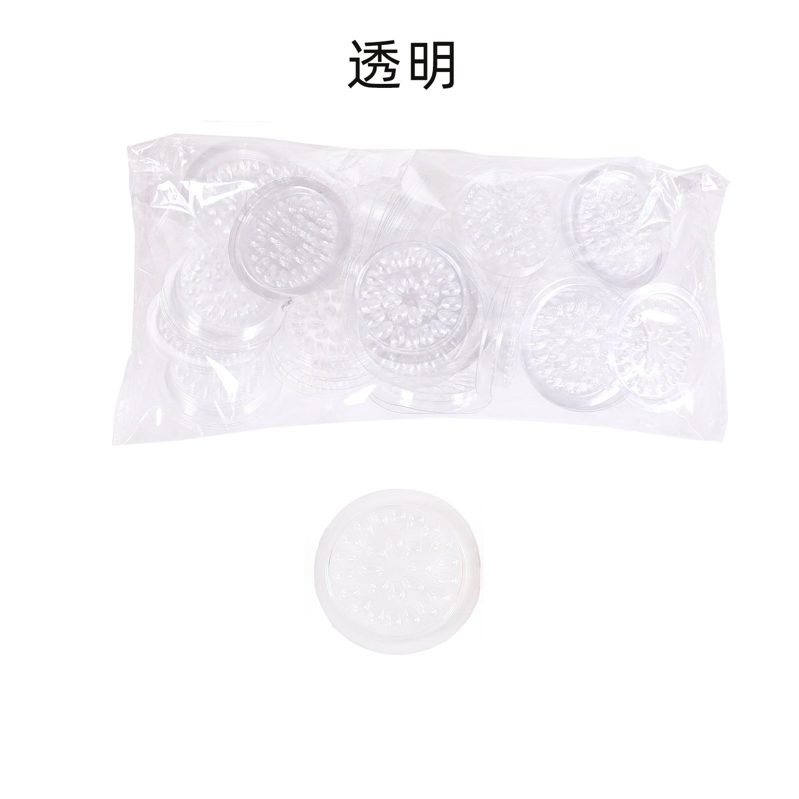 Disposable glue tray round-shaped -100pcs