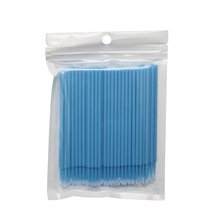 Disposable microaplicador short head brushes for eyelash extensions