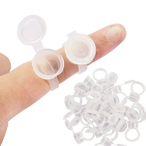 Glue ring with protective cap, pack of (50 pieces)
