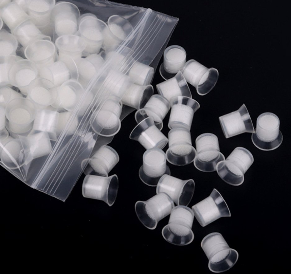 Disposable Ring-Style Pigment Holder for Permanent Makeup 1pcs