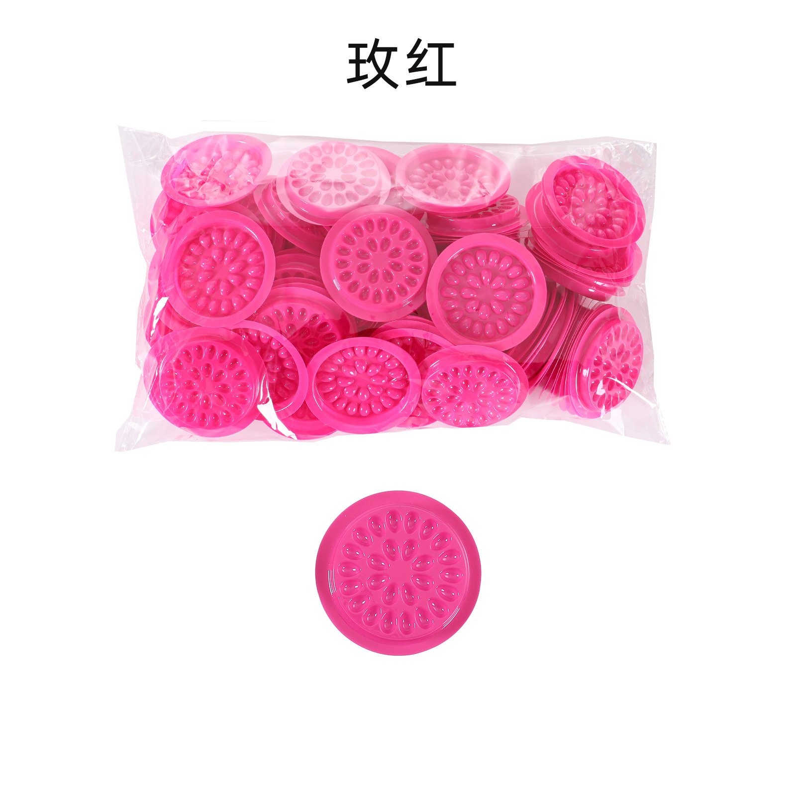 Disposable glue tray round-shaped -100pcs