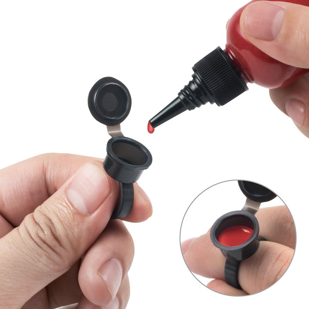 Glue ring with protective cap, pack of (50 pieces)