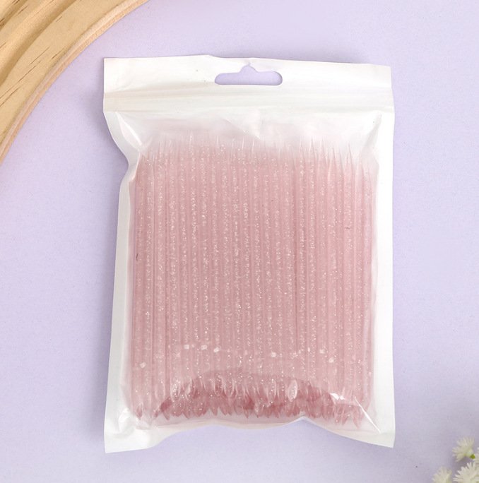 7.5cm /9.1cm     Crystal Nail Art Tool - Applicator for Press-on Nails, Rhinestone Picker, Dotting Tool, and Cuticle Pusher--100PCS