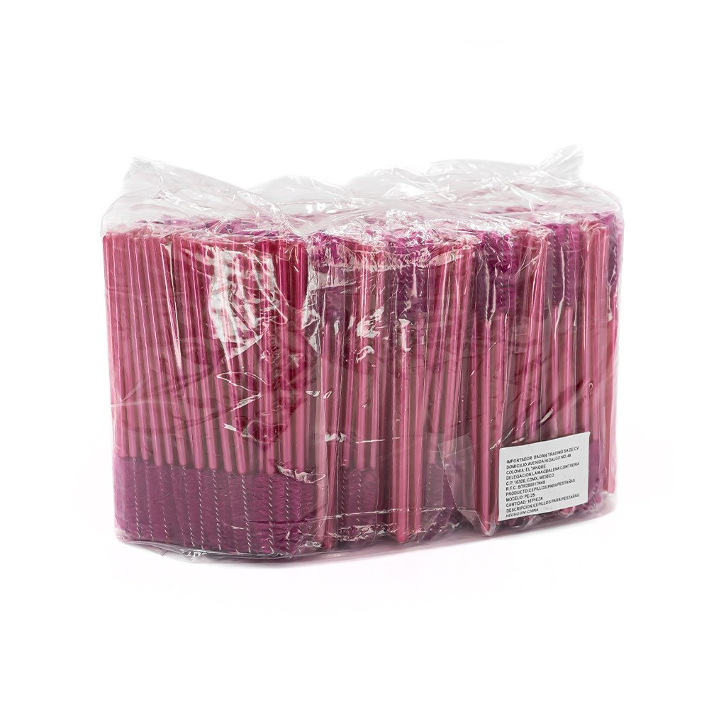 Mini eyelash brush  (500-piece pack, Solid color mix) 9.8cm