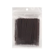 Disposable microaplicador short head brushes for eyelash extensions