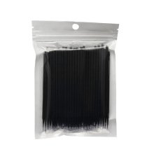 Disposable microaplicador short head brushes for eyelash extensions