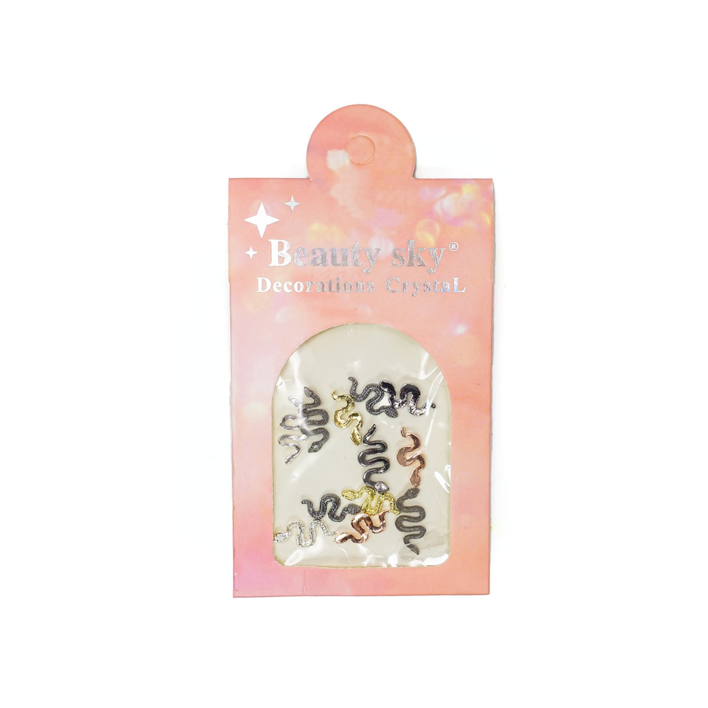Snake-shaped charms (pack of 12 charms)