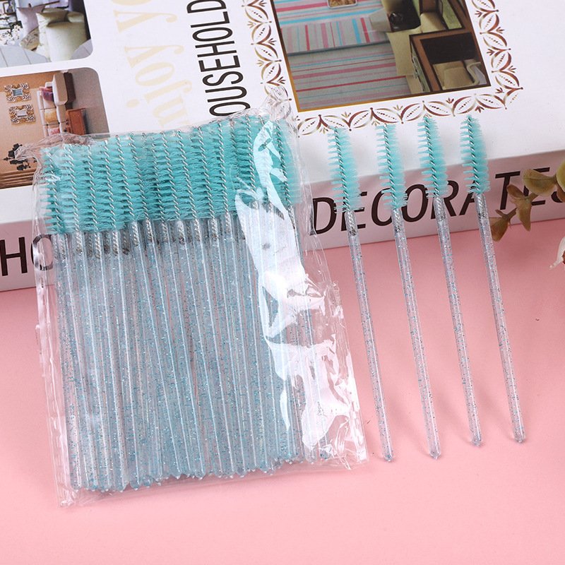 Mini eyelash brush, Crystal rod (500-piece pack）9.8cm