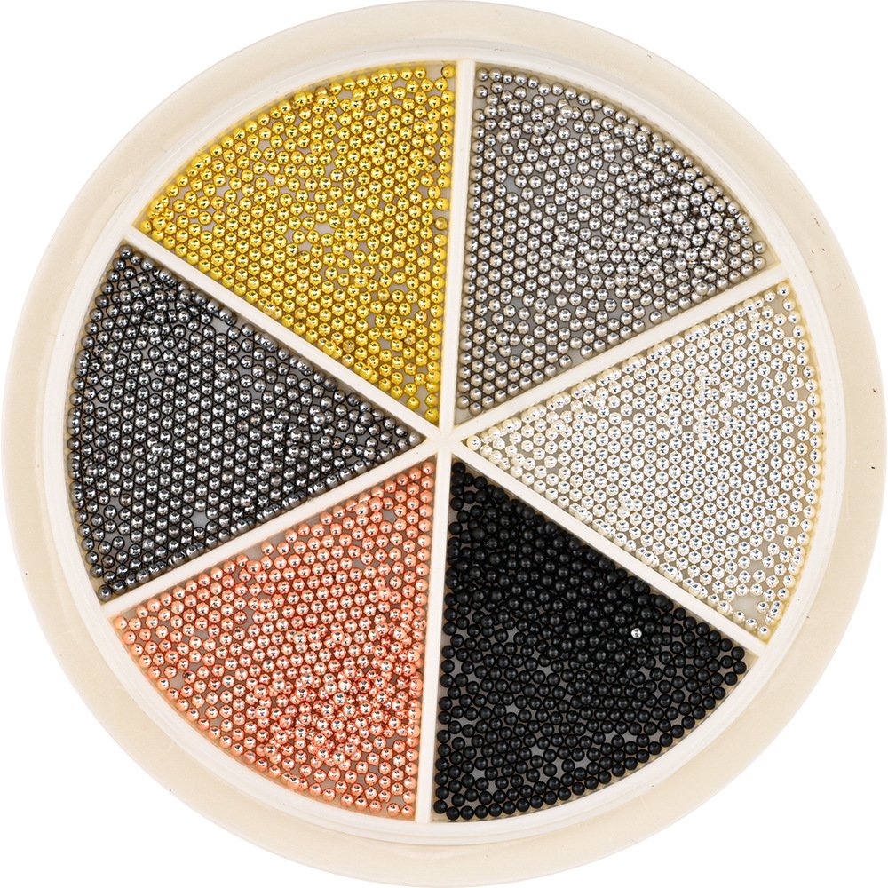 Nail art beads -6 grid 