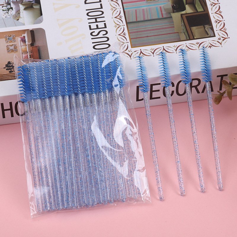 Mini eyelash brush, Crystal rod (500-piece pack）9.8cm