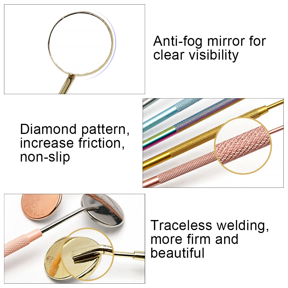 Magnifying mirror for eyelashes