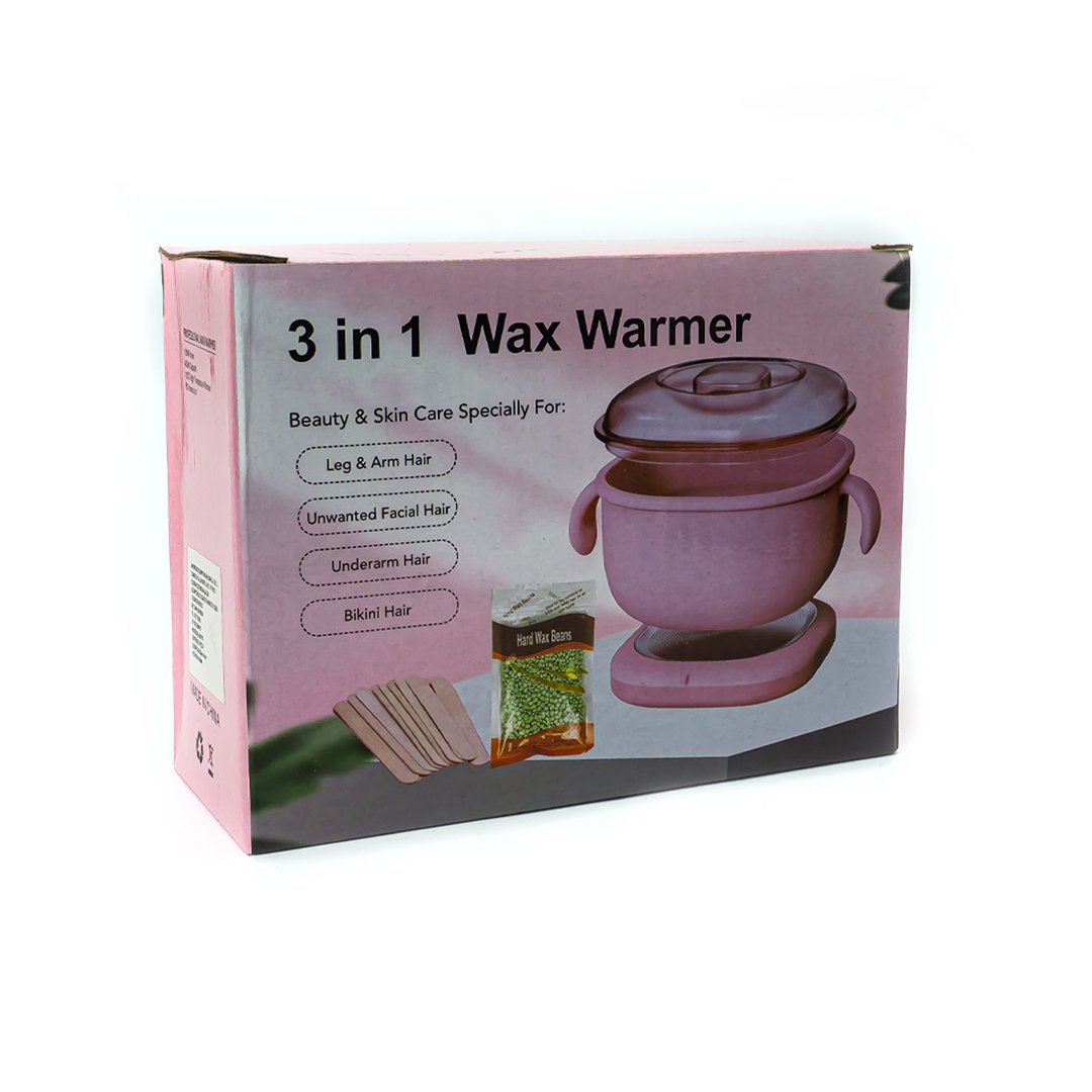 Wax melter for hair removal - purple/black/white