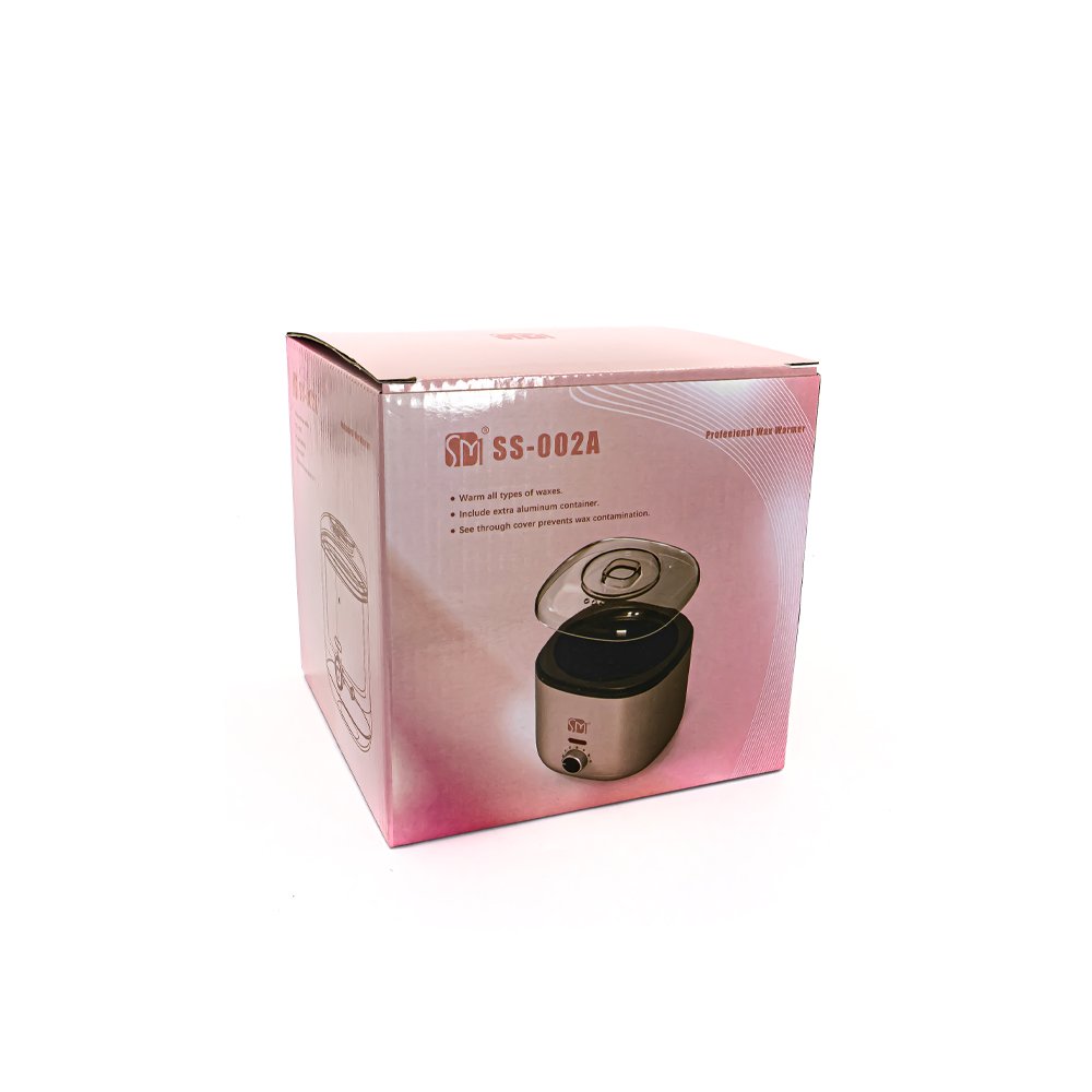400ml Hair Removal Wax Melter (White/pink)