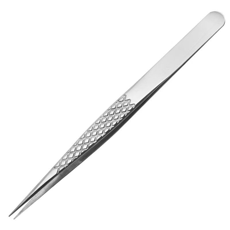 stainless steel eyelash tweezers
