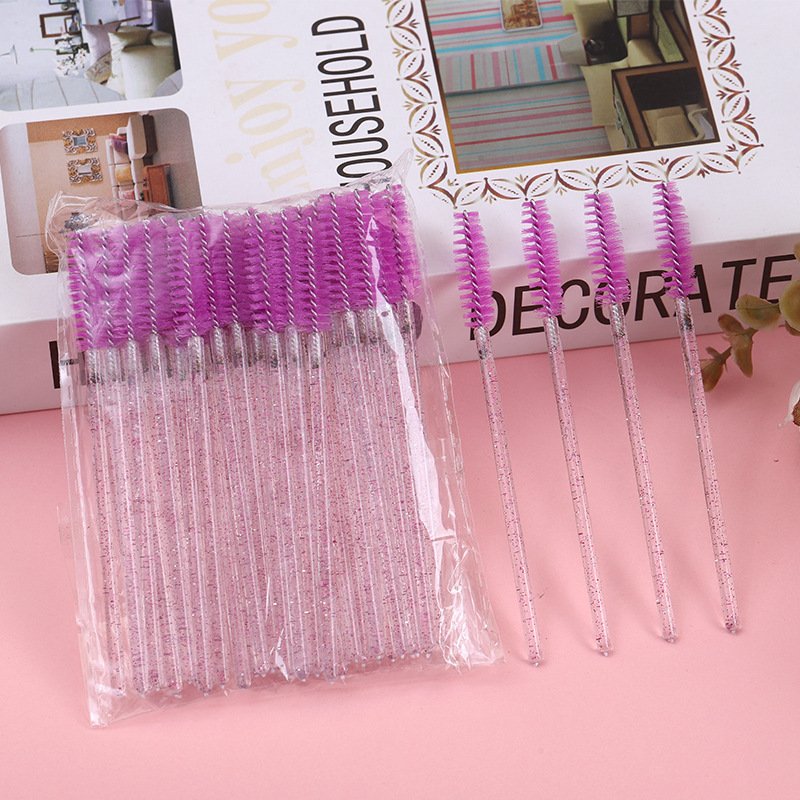 Mini eyelash brush, Crystal rod (500-piece pack）9.8cm