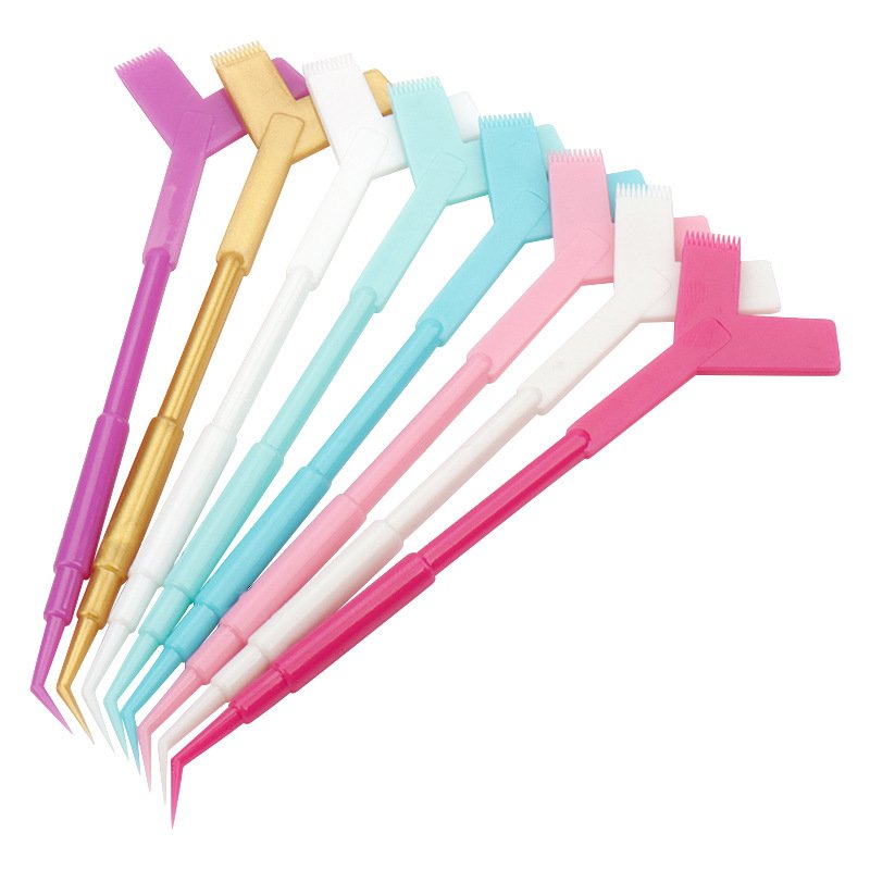 Eyelash lifting brush - purple/pink/black/gold/white (10pcs)
