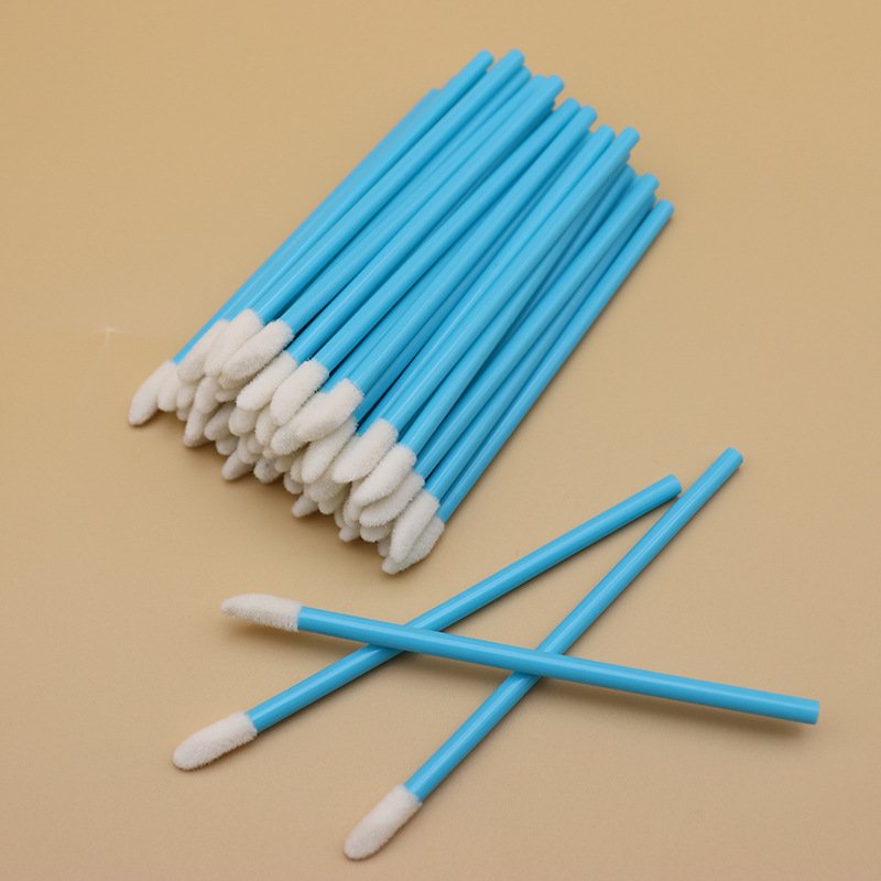 Disposable Flocked Lip Brush with Hollow Handle (50 pcs)