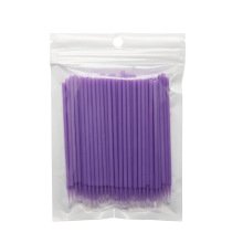 Disposable microaplicador short head brushes for eyelash extensions