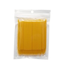 Disposable microaplicador short head brushes for eyelash extensions