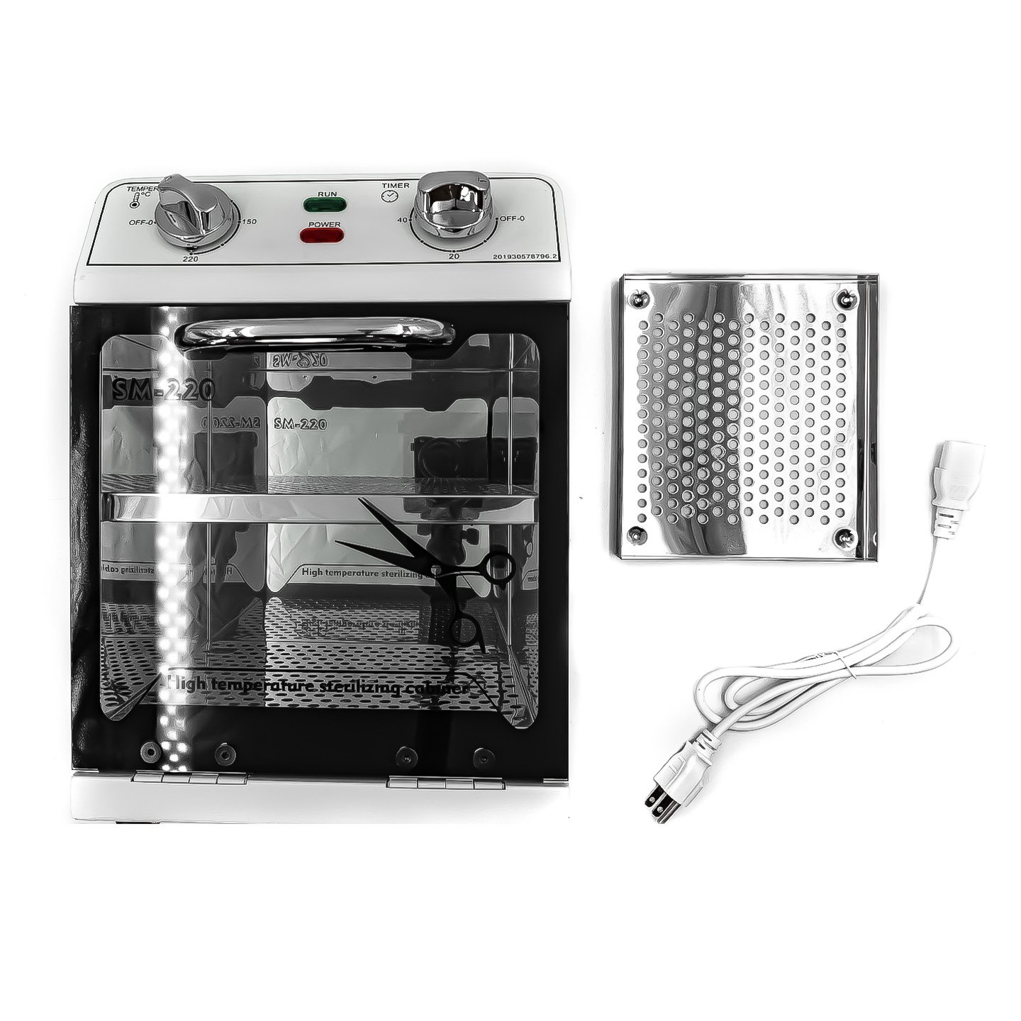 SM220 Tool Sterilizer Oven - White/black