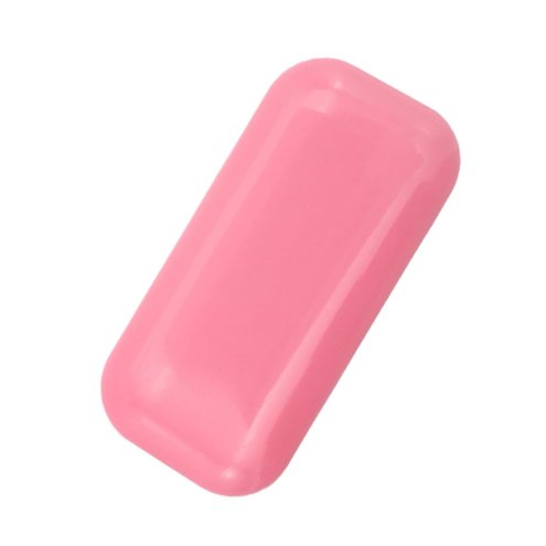 Silicone eyelash holder, 1 pack-pink/clear