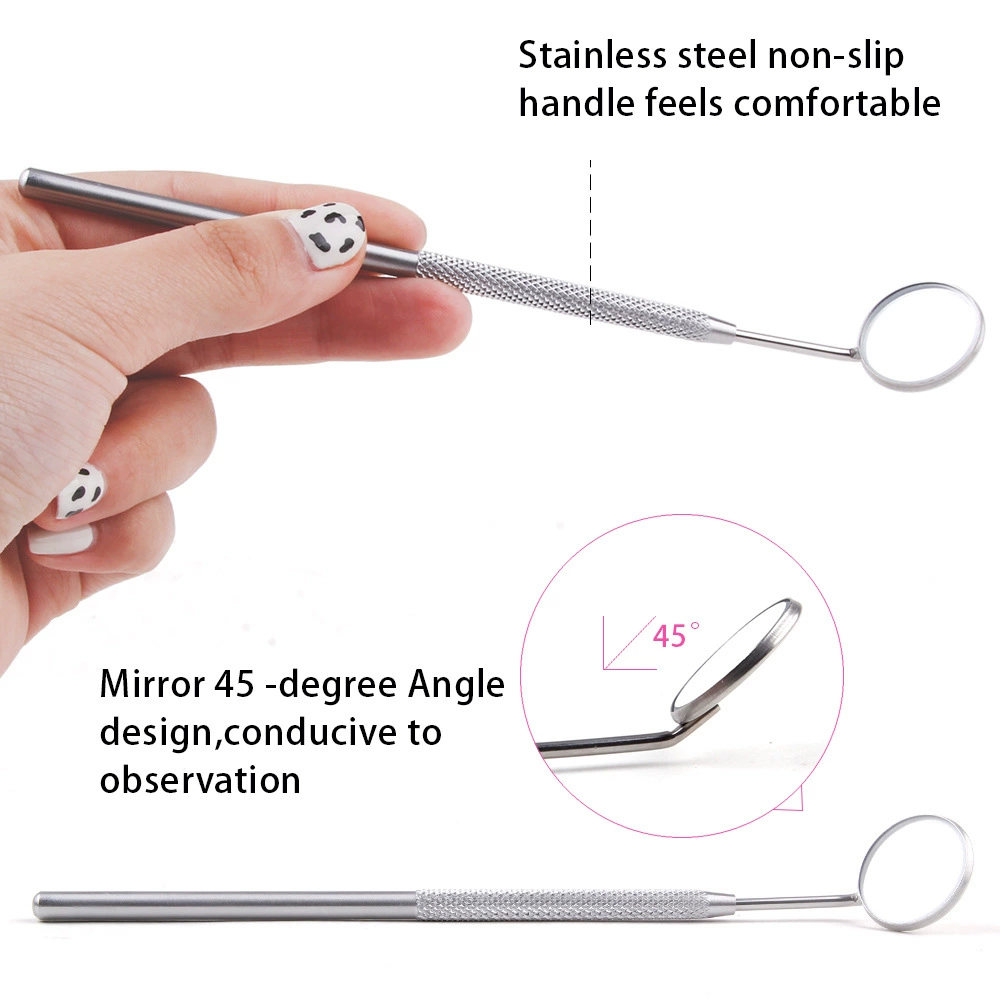 Magnifying mirror for eyelashes
